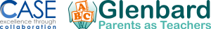 CASE logo and Glenbard Parents as Teachers logo